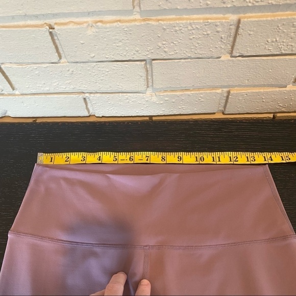 Zyia Active High Waisted Mauve 23.5” Active Running Leggings 8-10 Medium M - Picture 6 of 8